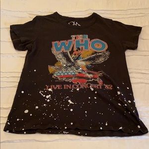 Chaser brand, vintage inspired “THE WHO” tee.